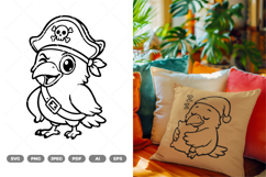Sleeping Crow SVG &amp; Clipart Product Image 1