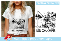 Reel cool camper SVG, Camp SVG Product Image 1