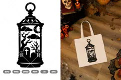 Halloween Lantern SVG & Clipart Product Image 2