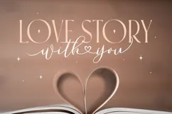 Forever With Love - Elegant Ligature Lovely Font Duo Product Image 6