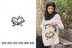 Ramadan Quran Doodle SVG &amp; Clipart Product Image 1