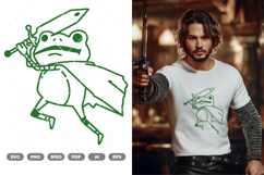 Toad Knight SVG &amp; Clipart Product Image 1