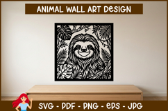 18 Animals Wall Art SVG, Woodland Animals Papercut Design Product Image 18