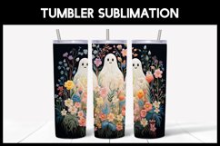 6 Halloween Tumbler Wrap Ghosts I Halloween Tumbler Product Image 7