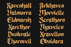 Kosegry A Bold Blackletter Font Product Image 5