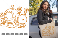 Snail Robot SVG &amp; Clipart Product Image 1