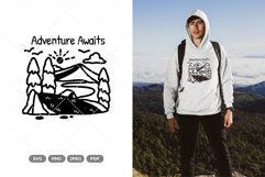 Adventure Awaits SVG &amp; Clipart Product Image 1