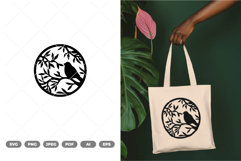 Birds on Branch SVG &amp; Clipart Product Image 1