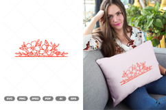 Floral Wall Decor SVG &amp; Clipart Product Image 1