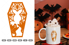 Halloween Coffin SVG &amp; Clipart Product Image 1