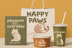 Snuggle Cat Font Duo Product Image 6