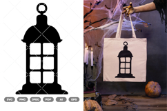 Lantern Silhouette SVG &amp; Clipart Product Image 1