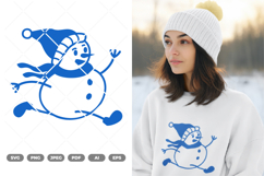 Snowman SVG &amp; Clipart Product Image 1