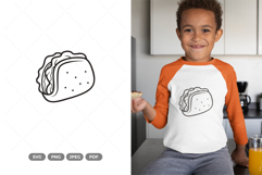Tacos SVG &amp; Clipart - Fast Food Clipart Product Image 1