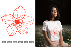 Flower Petal SVG &amp; Clipart Product Image 1
