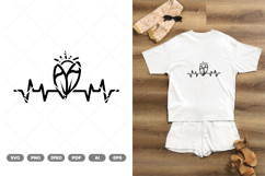 Summer Heartbeat SVG &amp; Clipart Product Image 1