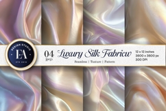 Silk Fabric Texture with Soft Folds Seamless Digital Paper Product Image 1