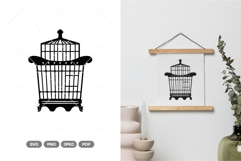 Decorative Birdcage SVG &amp; Clipart Product Image 1