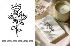 Wildflower SVG &amp; Clipart Product Image 1