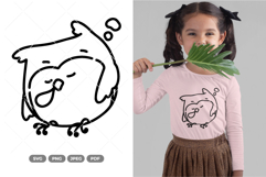 Kawaii Owl SVG &amp; Clipart Product Image 1