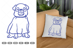 Dog Ghost SVG &amp; Clipart Product Image 1