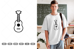 Guitar SVG &amp; Clipart Product Image 1