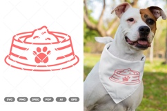 Pet Bowl SVG &amp; Clipart Product Image 1