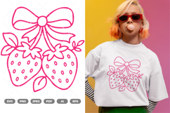 Strawberry SVG &amp; Clipart Product Image 1