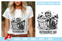 Outdoorsy-ish SVG, Camp SVG Product Image 1