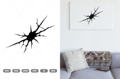 Cracking Wall SVG &amp; Clipart Product Image 1