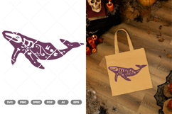 Whale Skeleton SVG &amp; Clipart Product Image 1