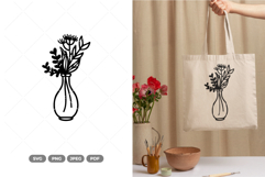 Blooming Flowers SVG &amp; Clipart Product Image 1