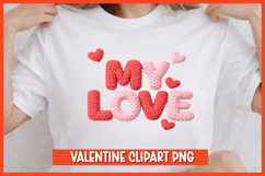 My Love Valentine Sublimation PNG Clipart Product Image 1