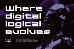 Wild Cyber - Modern Futuristic Expanded Boxy Sans Font Product Image 4