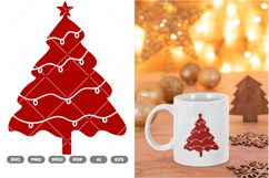 Christmas Tree SVG &amp; Clipart Product Image 1