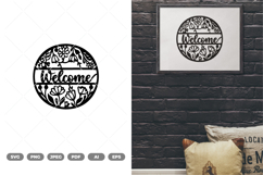 Welcome Wild Flowers SVG &amp; Clipart Product Image 1