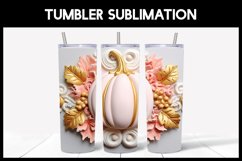 3D Pumpkins Tumbler Sublimation |Autumn 3D Tumbler Product Image 7