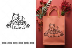 Valentine Pet SVG &amp; Clipart Product Image 1
