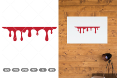Dripping Liquid SVG &amp; Clipart Product Image 1