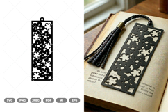 Floral Bookmarks SVG &amp; Clipart Product Image 1