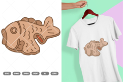 Taiyaki Colored SVG &amp; Clipart Product Image 1