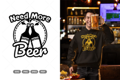 I Need Beer SVG &amp; Clipart - Cut File Product Image 1