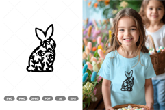 Easter Bunny SVG &amp; Clipart Product Image 1