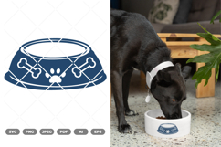 Pet Bowl SVG &amp; CLipart Product Image 1