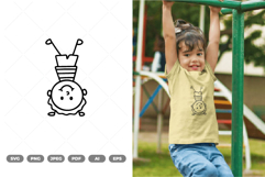 Kid Play Doodle SVG &amp; Clipart Product Image 1