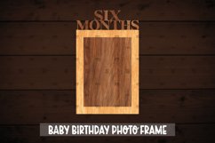 Baby Photo Frame Laser cut template Product Image 1
