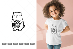 Spring Capybara SVG &amp; Clipart Product Image 1