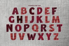 Tartan Patch Alphabet Set Product Image 5