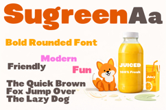 Sugreen Organic Display Font Product Image 9