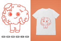 Brain Mascot SVG &amp; Clipart Product Image 1